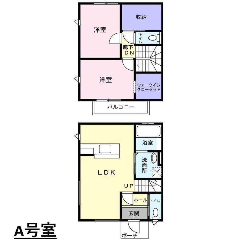 MANDARIN GROVE(2SLDK/1階)の間取り写真