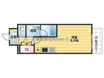 アーバネックス大阪城ウエスト(ワンルーム/14階)の間取り写真