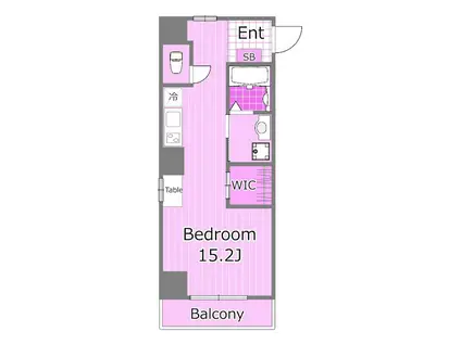 シーアイビル(ワンルーム/7階)の間取り写真