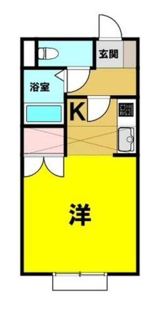 メイクハウス(1K/1階)の間取り写真