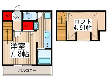 LIBERTA NEXT(ワンルーム/1階)の間取り写真