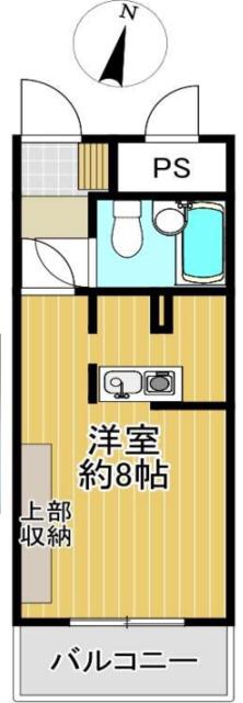 ワコーレ所沢(ワンルーム/2階)の間取り写真