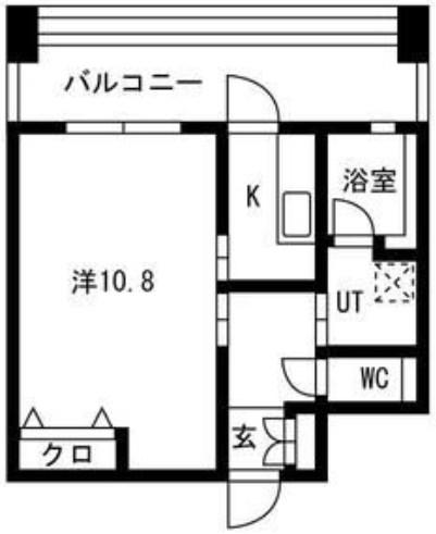 ES-GRANDE江坂公園(1K/7階)の間取り写真