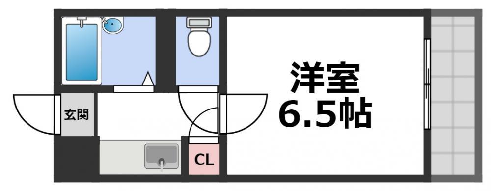 TSTORY(1K/3階)の間取り写真