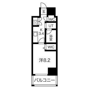AZUR YABACHO(1K/5階)の間取り写真