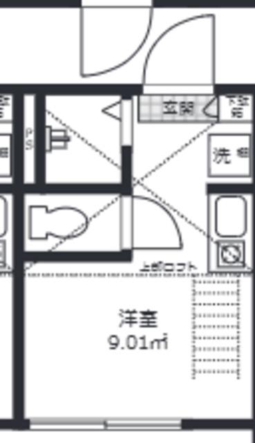 スマイエ高円寺(ワンルーム/2階)の間取り写真