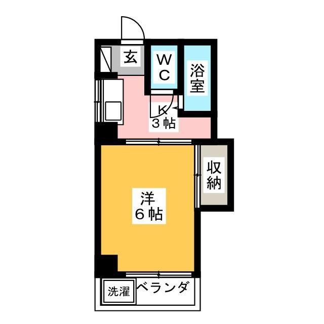 コーポ大塚(1K/3階)の間取り写真