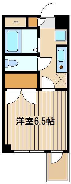 イーダブリュートウキョウ保谷(1K/6階)の間取り写真
