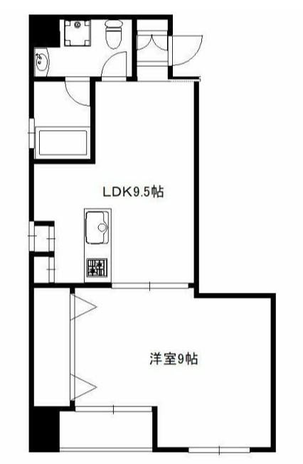 アクシーズグランデ蕨II(1LDK/2階)の間取り写真