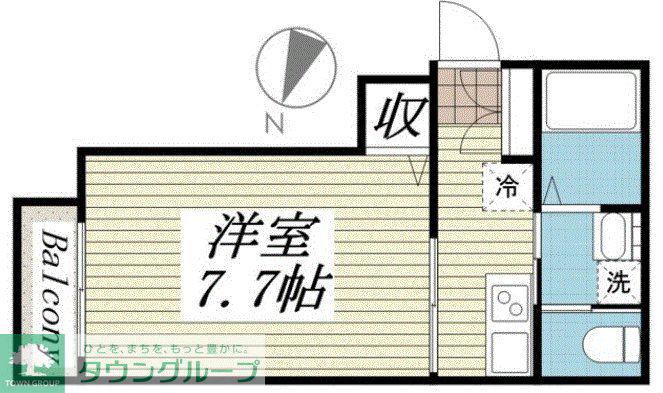 LE GRAND横浜南(1K/3階)の間取り写真