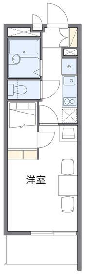 レオパレスNISHIMURA(1K/3階)の間取り写真
