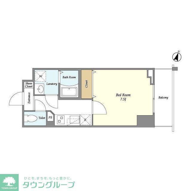 LIBRGRANT大宮(1K/4階)の間取り写真