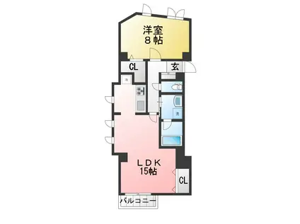 CAT`S-I(1LDK/3階)の間取り写真