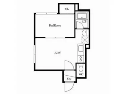 グランデ壱番館(1DK/3階)の間取り写真