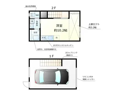 KICHI和泉上町(ワンルーム/1階)の間取り写真