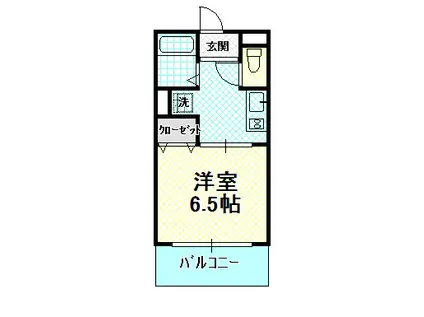 アットハウスMATSUTANI III(1K/1階)の間取り写真