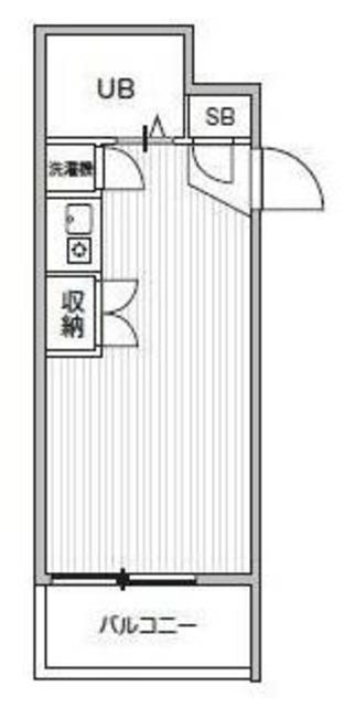 T′S GARDEN都立大学II(ワンルーム/1階)の間取り写真