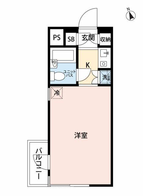 マイナビSTAYパレス田園調布(ワンルーム/2階)の間取り写真