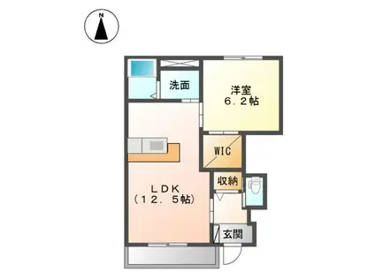 MASUEMONII番館(1LDK/1階)の間取り写真