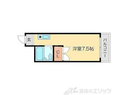 上新ビル7(ワンルーム/3階)の間取り写真