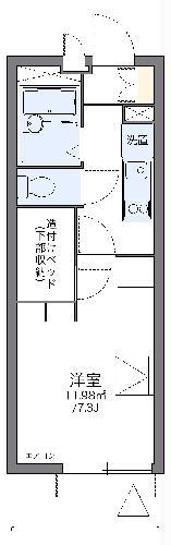 レオパレスパサート(1K/3階)の間取り写真