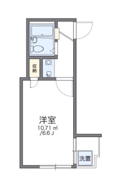 レオパレス八広(1K/2階)の間取り写真