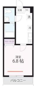 QUIET CRAB HOUSE 瀬谷(1K/1階)の間取り写真