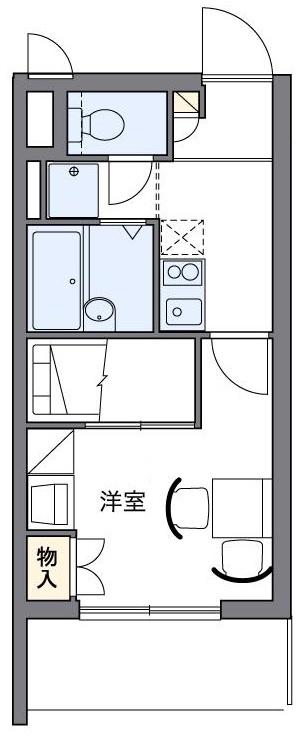 レオパレスMIMURA(1K/3階)の間取り写真