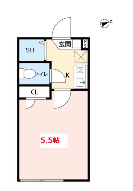 THE ROOMSールームズ六郷ー(1K/2階)の間取り写真