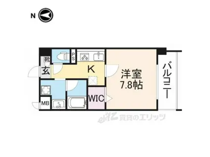 プリマヴェリーレ(1K/3階)の間取り写真