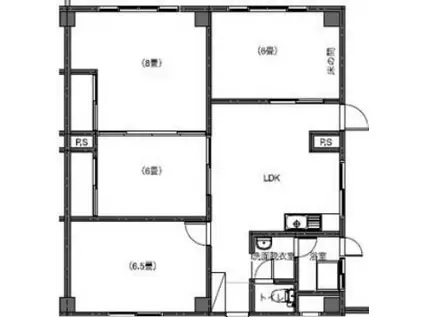 FOREST TERRAS MINOO(4DK/1階)の間取り写真