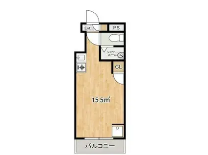 BEL AIR GARDENVII(ワンルーム/2階)の間取り写真