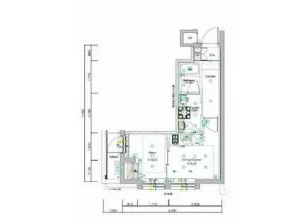 シーフォルム駒込II(1DK/4階)の間取り写真