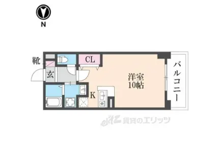 アット長田(ワンルーム/7階)の間取り写真