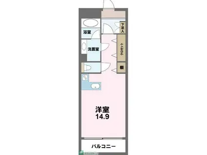 TO-MOREビル(ワンルーム/7階)の間取り写真