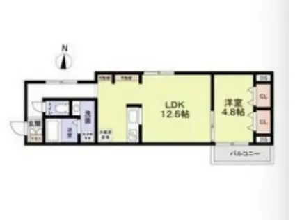 西東京市保谷町1丁目計画(1LDK/3階)の間取り写真