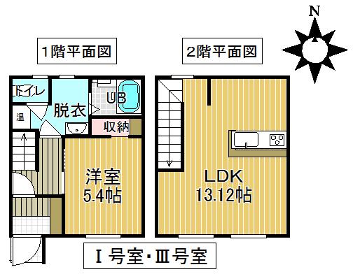 GIULIA EST(1LDK/1階)の間取り写真