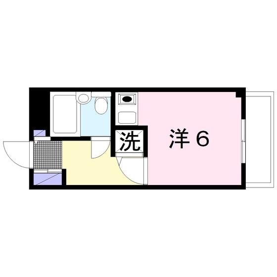 ライオンズマンション桜ヶ丘駅前(ワンルーム/4階)の間取り写真