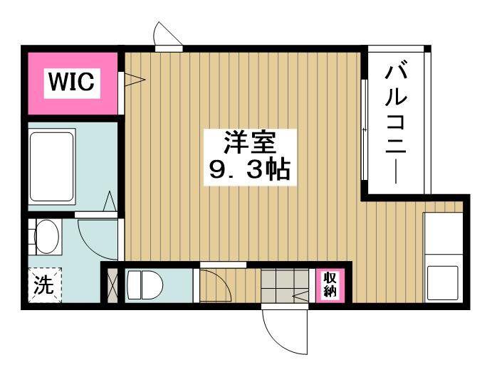MAISON SHU(1K/2階)の間取り写真