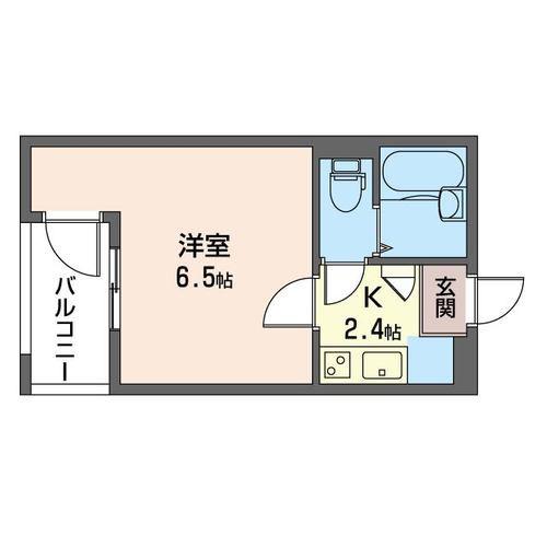 テラスみその台(1K/1階)の間取り写真