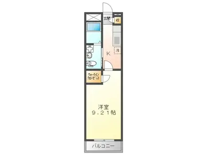 GRANDUKE SUZUKA(1K/10階)の間取り写真