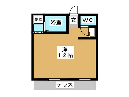 セゾン荻窪(ワンルーム/1階)の間取り写真