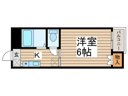 エーティハイム(1K/3階)の間取り写真