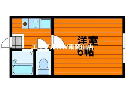 エフシリーズ備前A(1K/1階)の間取り写真