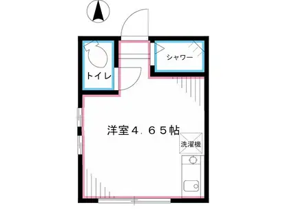 LALUCE高円寺(ワンルーム/1階)の間取り写真