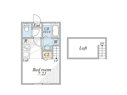 SACRAS MOTOMACHI(ワンルーム/2階)の間取り写真