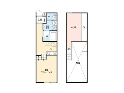 VILLA LUXE(ワンルーム/1階)の間取り写真