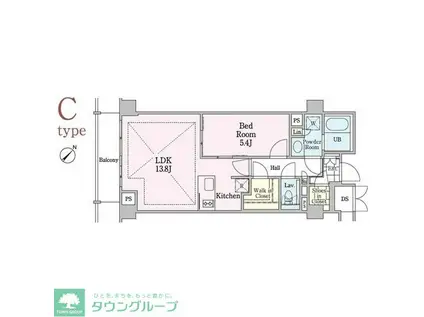 MAISON SENZOKUIKE(1LDK/2階)の間取り写真
