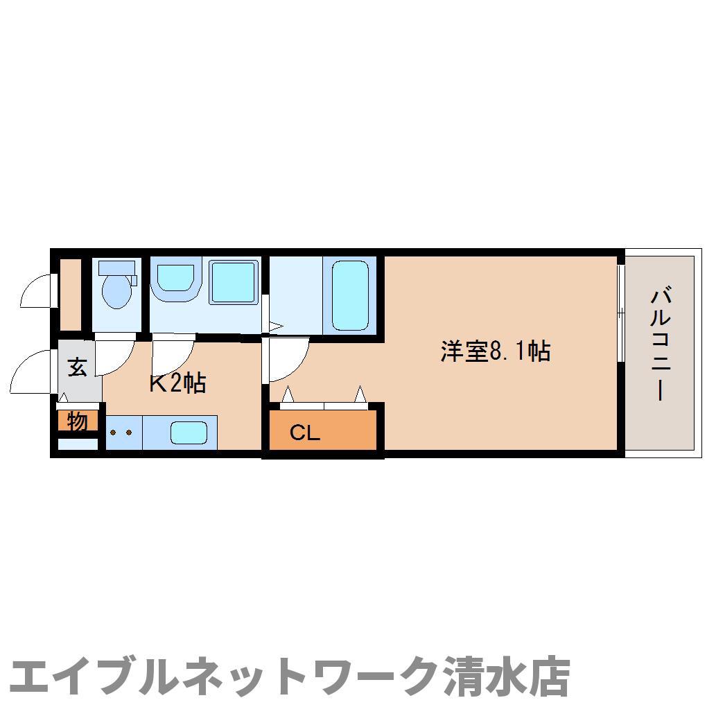 サンリット12(1K/1階)の間取り写真