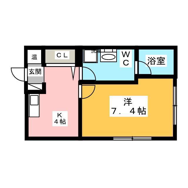 RESIDENCEMIZONOKUCHI(1K/3階)の間取り写真